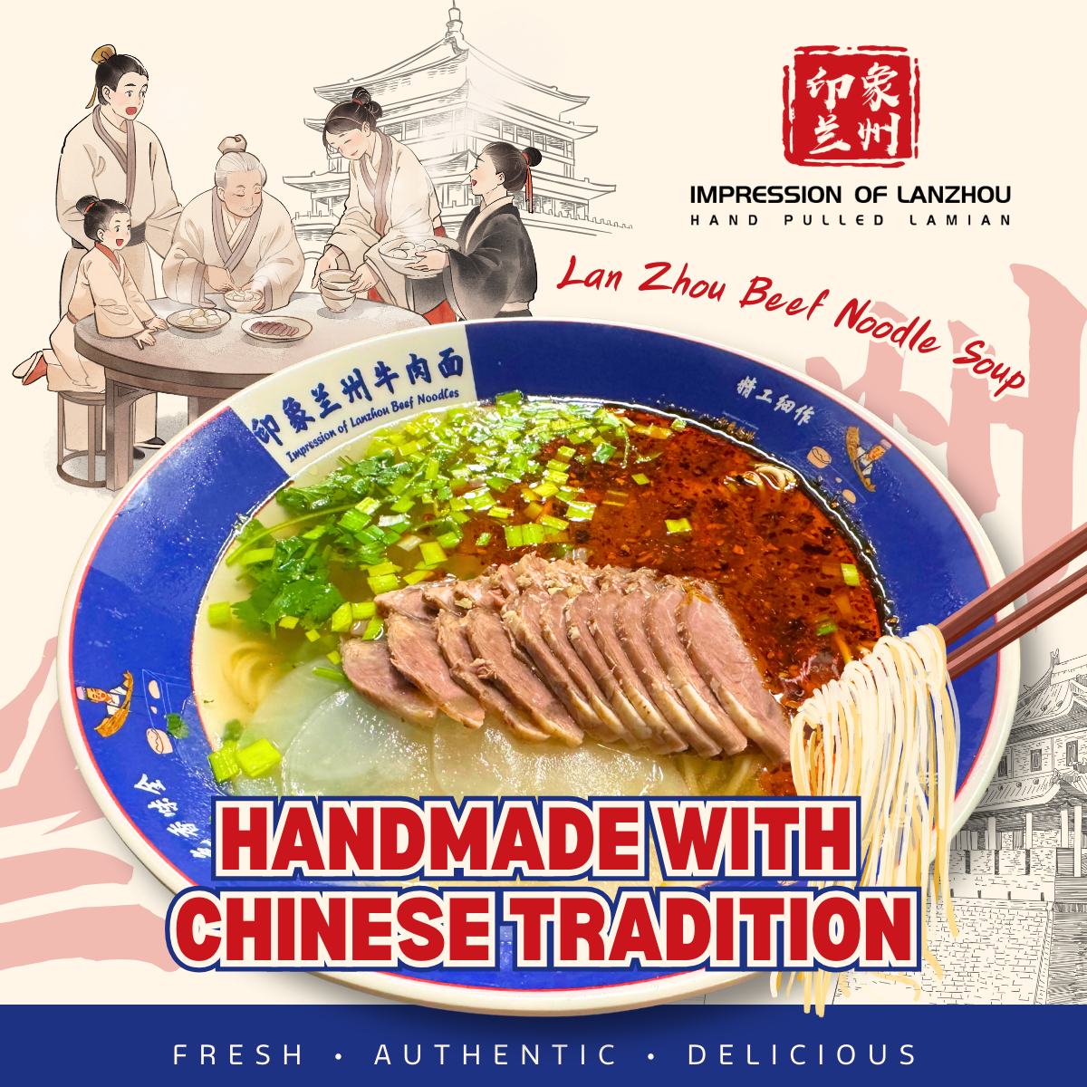 Restaurant service showcase